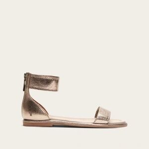 Frye Tait Sandals in Metallic Bronze